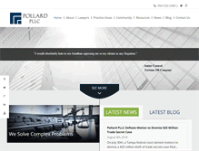 Tablet Screenshot of pollardllc.com
